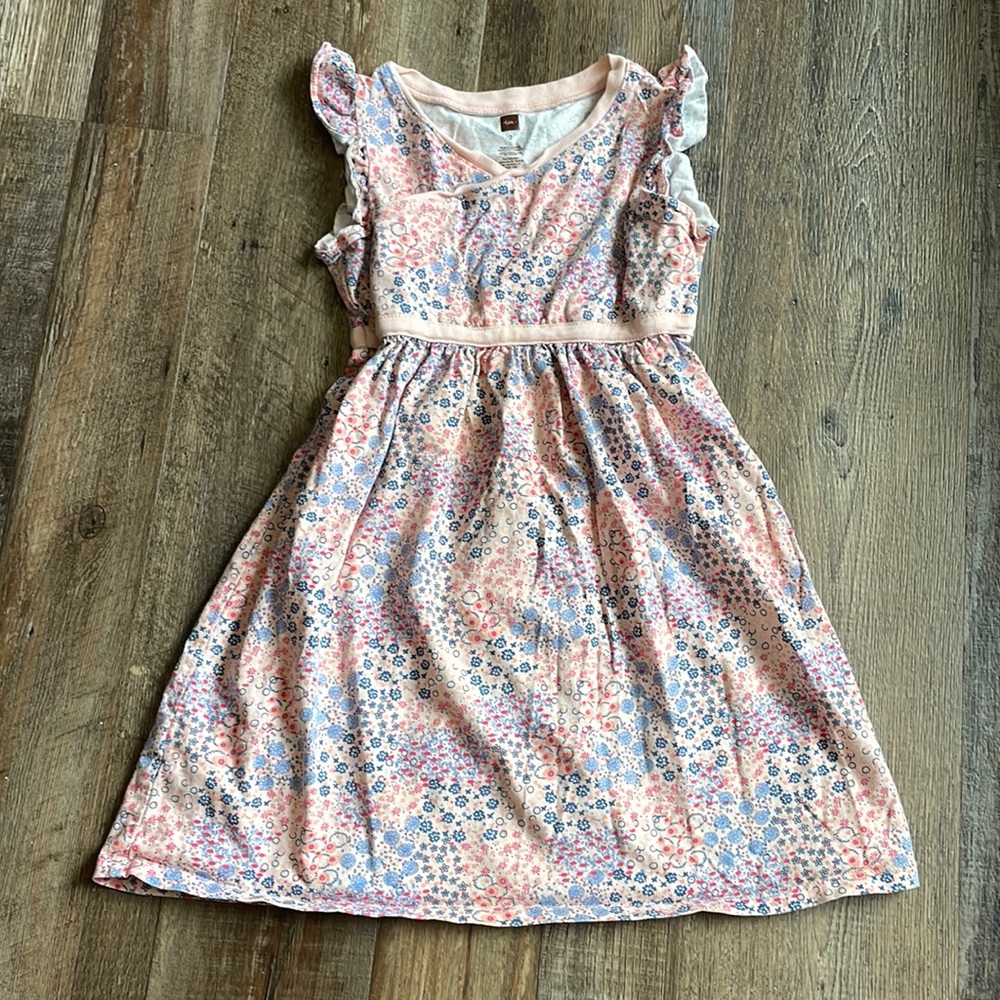 Tea Collection Wrap Neck Dress